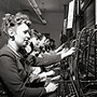 Photo: Telephone operators at New York Times, circa 1945